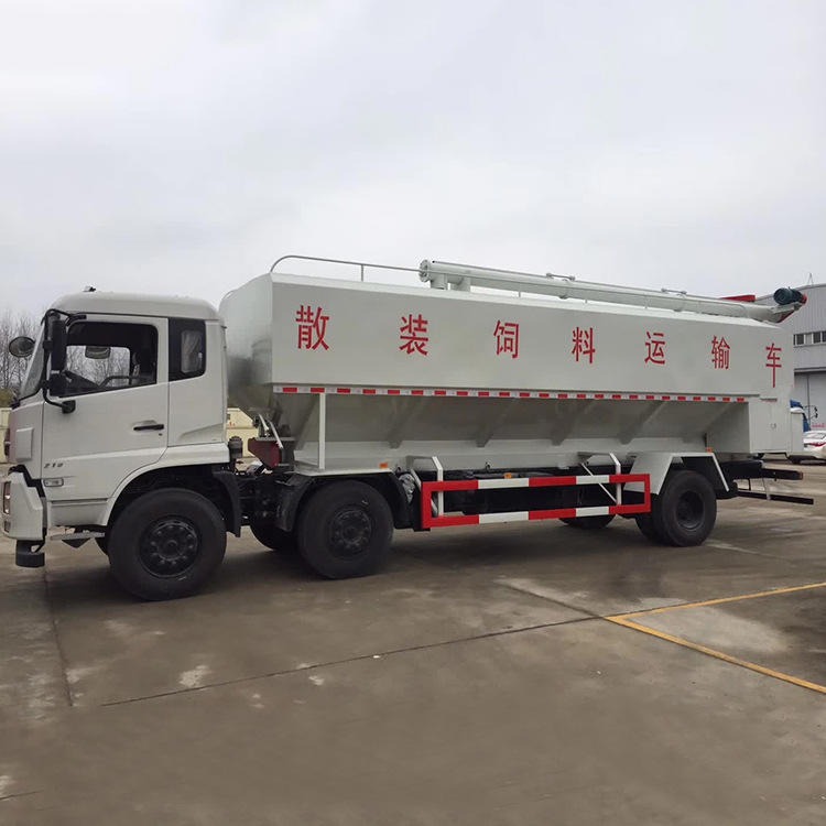（國六）東風(fēng)天錦18噸散裝飼料運(yùn)輸車_國六飼料車報價15271321777